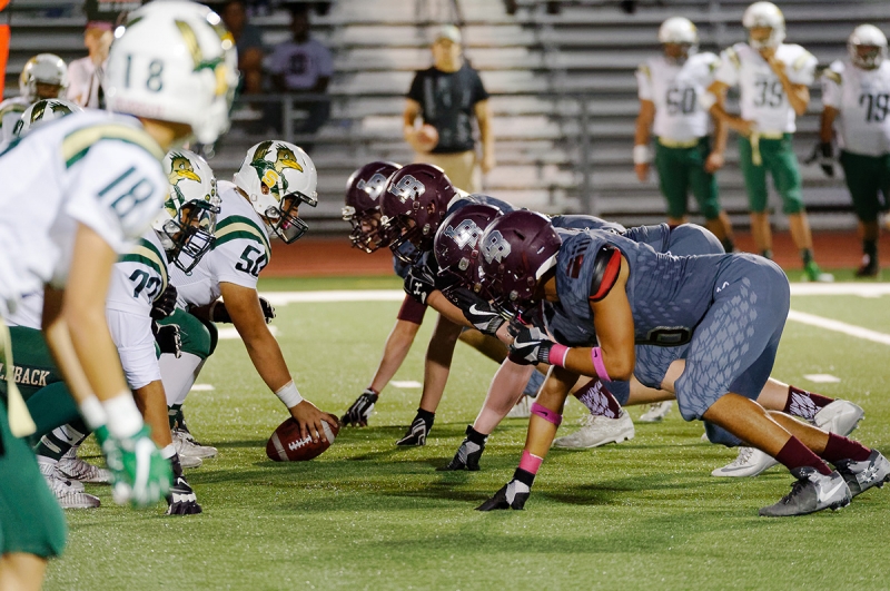 Night football, Nikon D3S, 1/250 second at f/6.0, ISO 12,800, 360mm