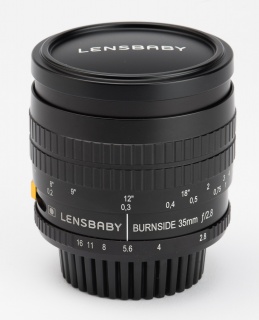 The Nikon version of the Lensbaby Burnside 35