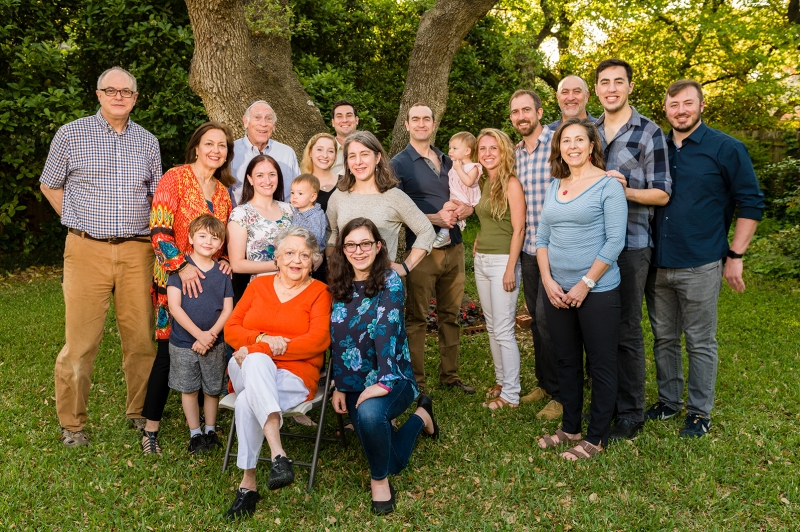 Photographing this multi-generational family portrait required only a few minutes to set up the eVolv 200 and camera. I used the Mini Reflector accessory for the eVolv 200 bare tube. The photo was made just before sunset, and the yard was mostly in shade.