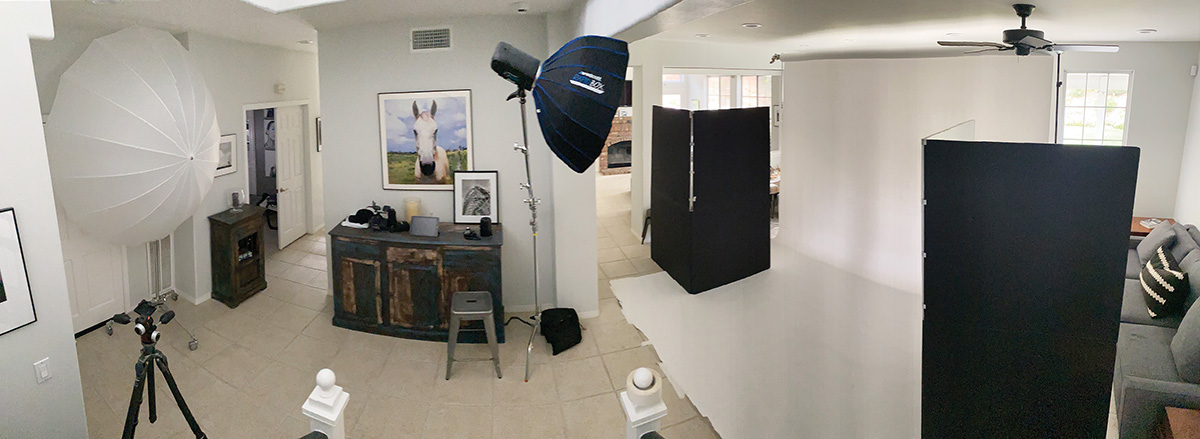 photo studio set up at home