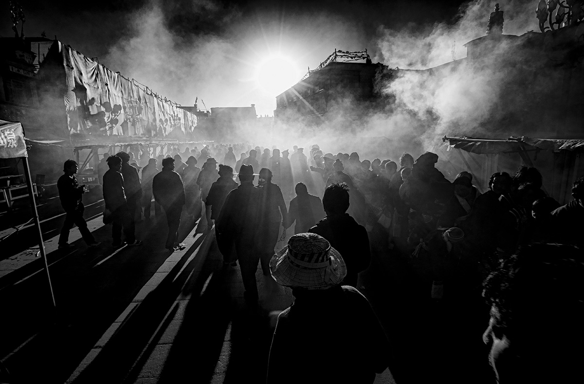 A black-and-white photo by Christopher Michel