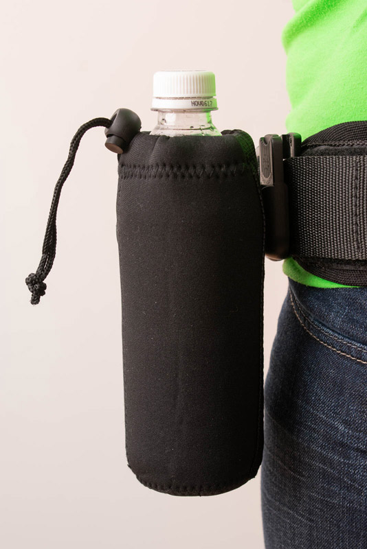 You can even attach a water bottle to your Spider Holster. 