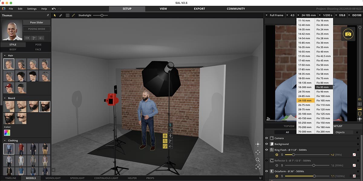 Studio light 3d discount
